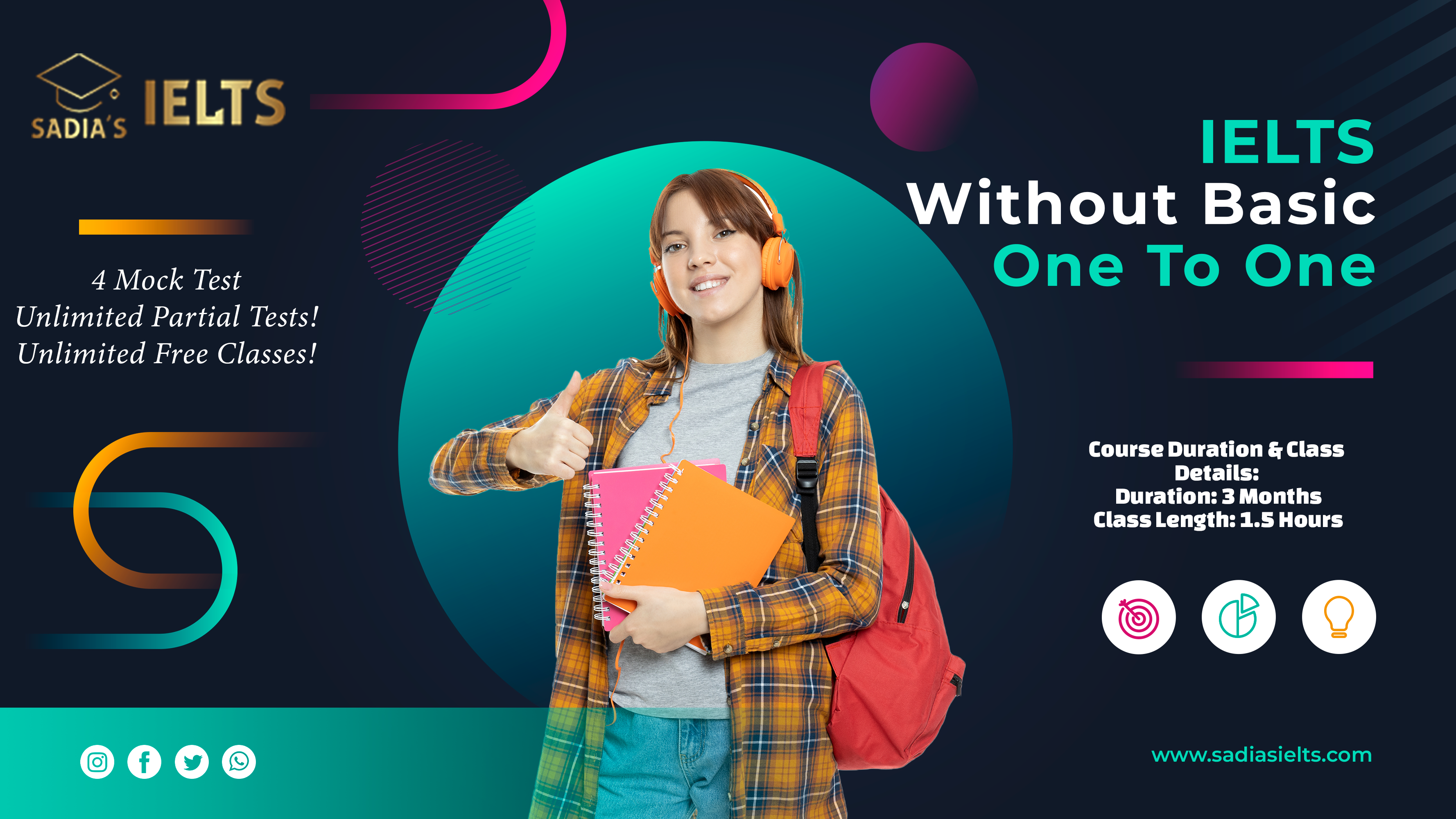 IELTS (Without Basic) – One To One