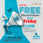 Sadia’s IELTS Free Class – এর সুযোগ গ্রহণ করুন এবং আপনার IELTS প্রস্তুতি শুরু করুন।