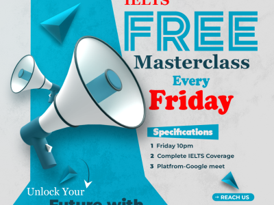 Sadia’s IELTS Free Class – এর সুযোগ গ্রহণ করুন এবং আপনার IELTS প্রস্তুতি শুরু করুন।